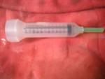 Syringe 12cc w/18ga needle