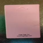 Cage I.D.Tags - Plastic 2 inch x 4 inch pink blank