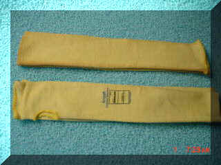 Kevlar Sleeves - 14 inch WITH thumb hole - yellow
