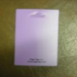 Cage I.D. Tags - 3 inch x 5 inch Purple Blank